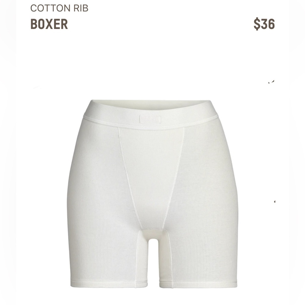 SKIMS - COTTON RIB BOXER